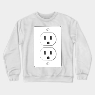 April Fools Charging Socket Crewneck Sweatshirt